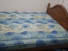 Teak Bed with Mattress 60*72