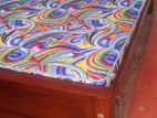 Teak Bed With Mattress 6ft *5ft