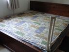 Teak Bed with Mattress 6x6