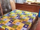 Teak Bed with Mattress Arpico 6ft *5ft