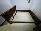 Teak Bed With Mattress