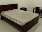 Teak Bed with Mattress