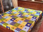 Teak Bed With Piyesta Mattress 6ft *5ft