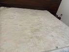 Teak Bed with Spring Mattress