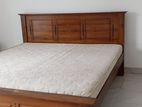 Teak Bed with Spring Metres