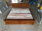 Teak box bed 6*6