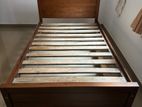 Teak Box Bed (75” * 48”) with Mattress