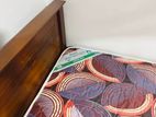 Teak Box Bed with Mattress