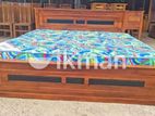 Teak Box Bed with Arpico Hybrid mattress(6*6(72*72)
