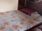 Teak Box Bed with mattress