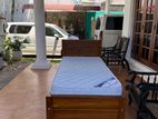 Teak Box Bed With Spring Mattress