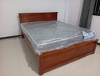 Teak Box Bed with Spring Mattresses