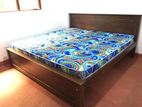Teak Box Beds with Hybrid Mattress 6*6'