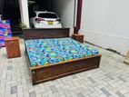 Teak Box Beds with Hybrid Mattress 6*6'