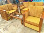 Teak Box Ex Large Sofa Set with Stone Table Code 83837