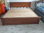 Teak Box King Size Bed (72*72).