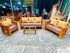 Teak Box Model Sofa with Stool TBM2001