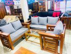 Teak Box Model Sofa with Stool TBM2001