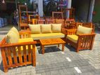 Teak Box Model Sofa with Stool TBM2205