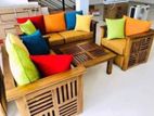 Teak Box Sofa Set
