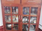 Teak Display Cabinet