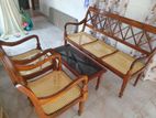 Teak Chair Set with Table