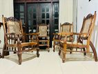 Teak Chairs 4 Set