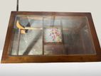 Teak Coffee Table with Glass Top