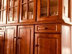 Teak Living Room Cupboard 6' 6"
