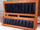 teak cushion bed