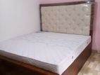 Teak Cushion Bed with Arpico Springs Mattres