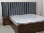 Teak cushion bed with arpico springs mattres