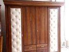 Teak Cushion Four Door Wardrobe