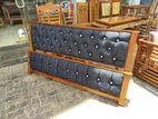 Teak Cushioned Box Bed 60x72 TCB2402