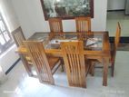 Teak Dining Table with Chair