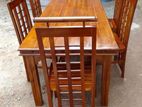 Teak Dining Table 6 Chairs