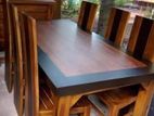 Teak Dining Table 6 Chairs