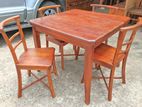 Teak Dining Table and 4 Chairs Code 83736