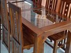 Teak Dining Table & 6 Chairs