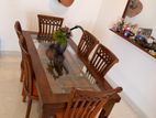 Teak Dining Table With 6 Chairs