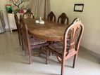 Teak Dining Table with Chairs