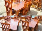 Teak Dining Table Chairs 6ftx3ft TDT0205