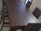 Teak Dining Table with Chairs Set