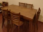 Teak Dining Table with 06 Chairs