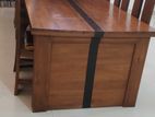 Teak Dining Table with 10 Chairs