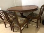 Teak Dining Table with 3 Chairs