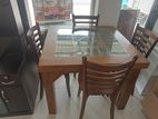 Teak Dining Table with 4 Chair