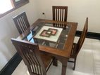 Teak Dining Table With 4 Chairs