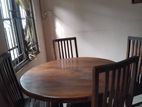 Teak Dining Table with 4 Chairs