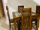 Teak Dining Table with 4 Chairs